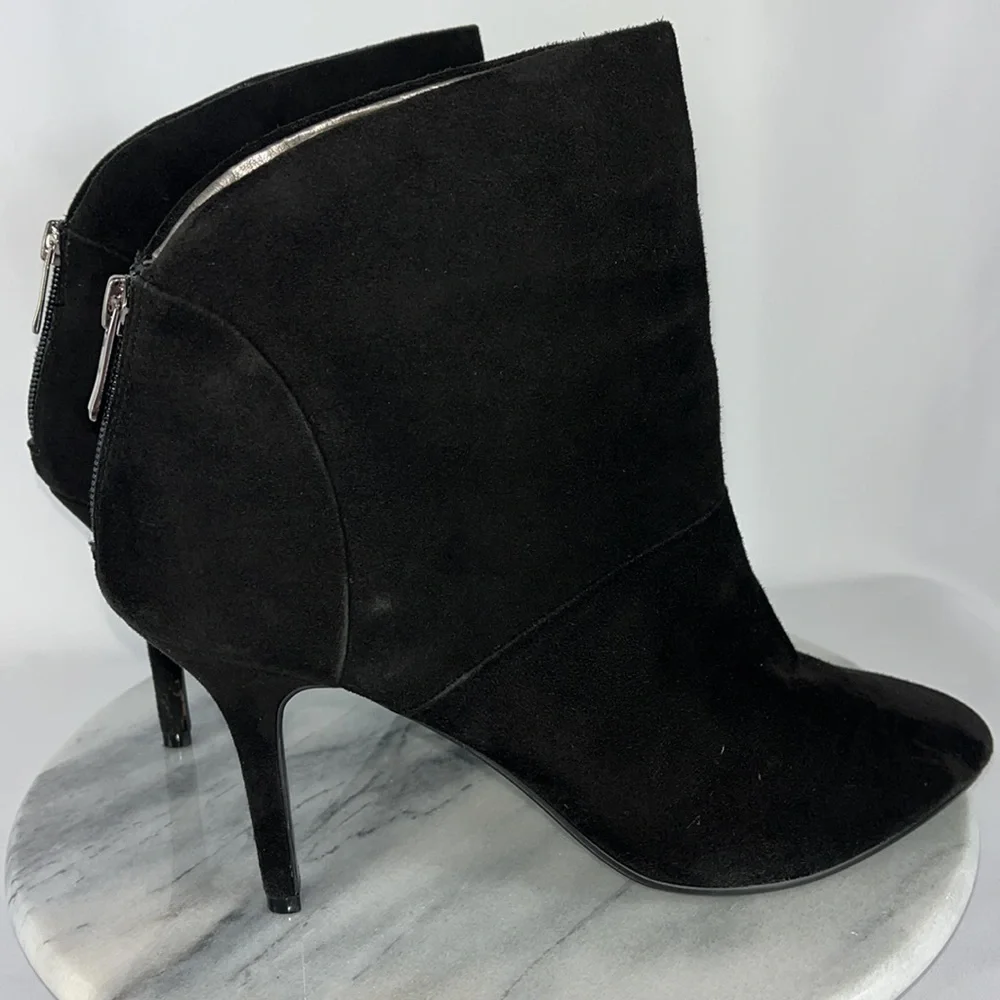 Audrey Brooke stilleto bootie Sz 10 Blk